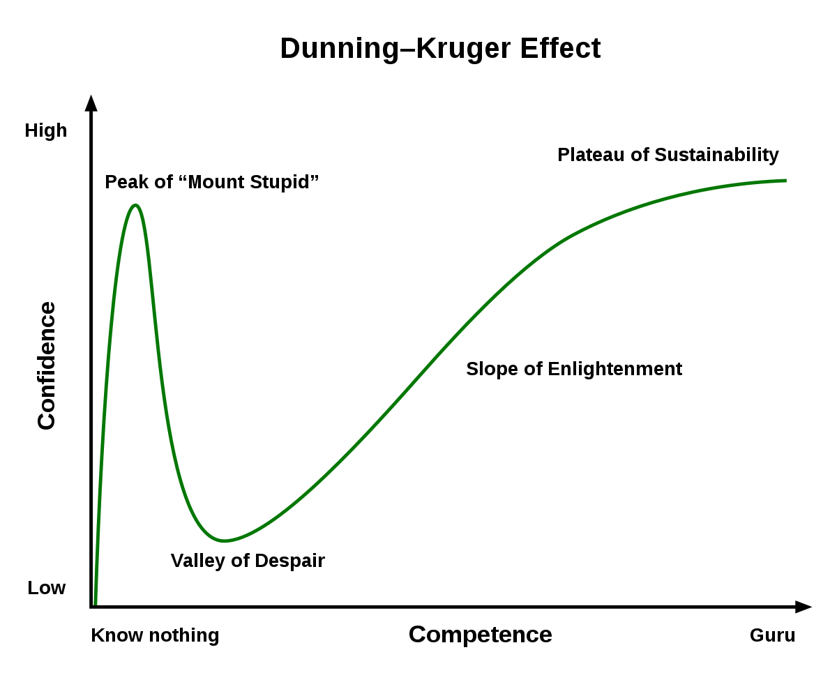 Dunning-Kruger Graph